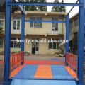 n basement double deck electric hydraulic car lift for home garage